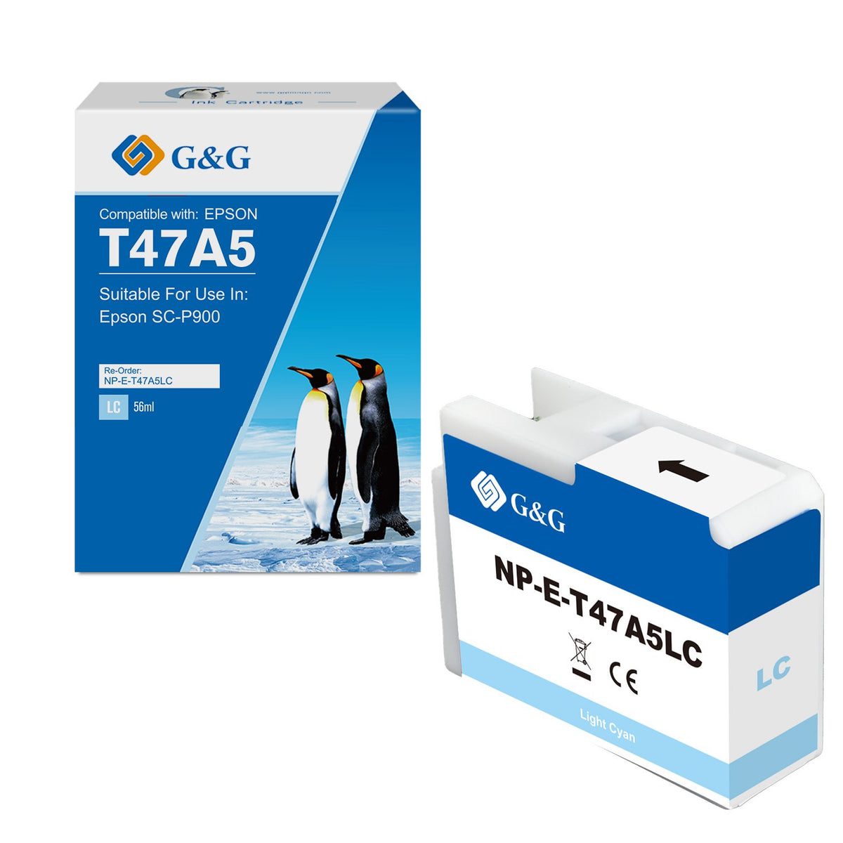 Compatible Epson T47A5 LtCyan IC C13T47A500