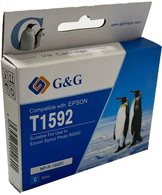 Comp Epson G+G T1592 Cyan Ink Ctg C13T159240
