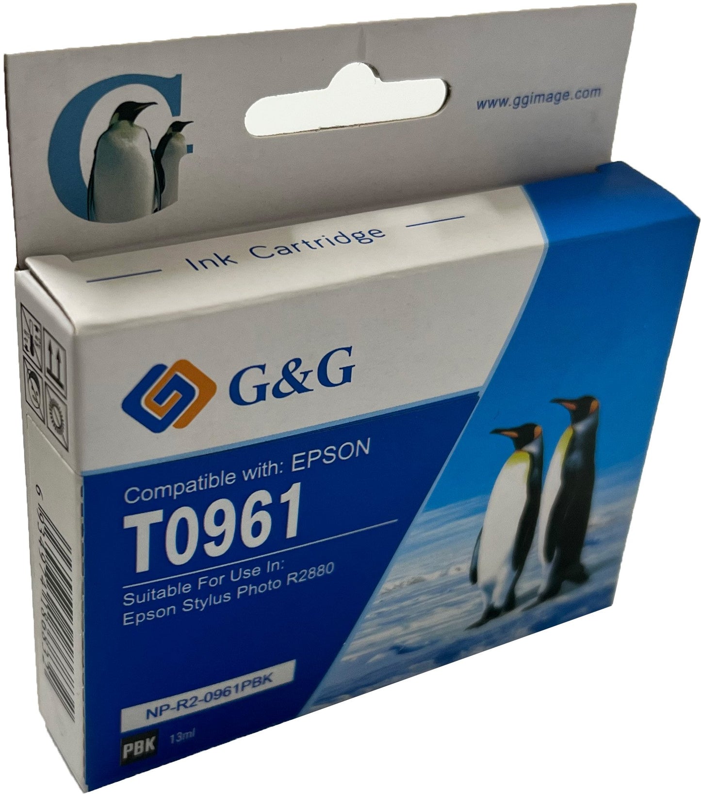 Comp Epson G+G T0961 Photo Black Ink Ctg C13T09614010