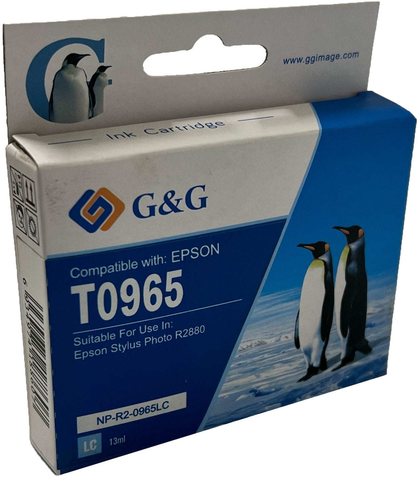 Comp Epson G+G T0965 Light Cyan Ink Ctg C13T09654010