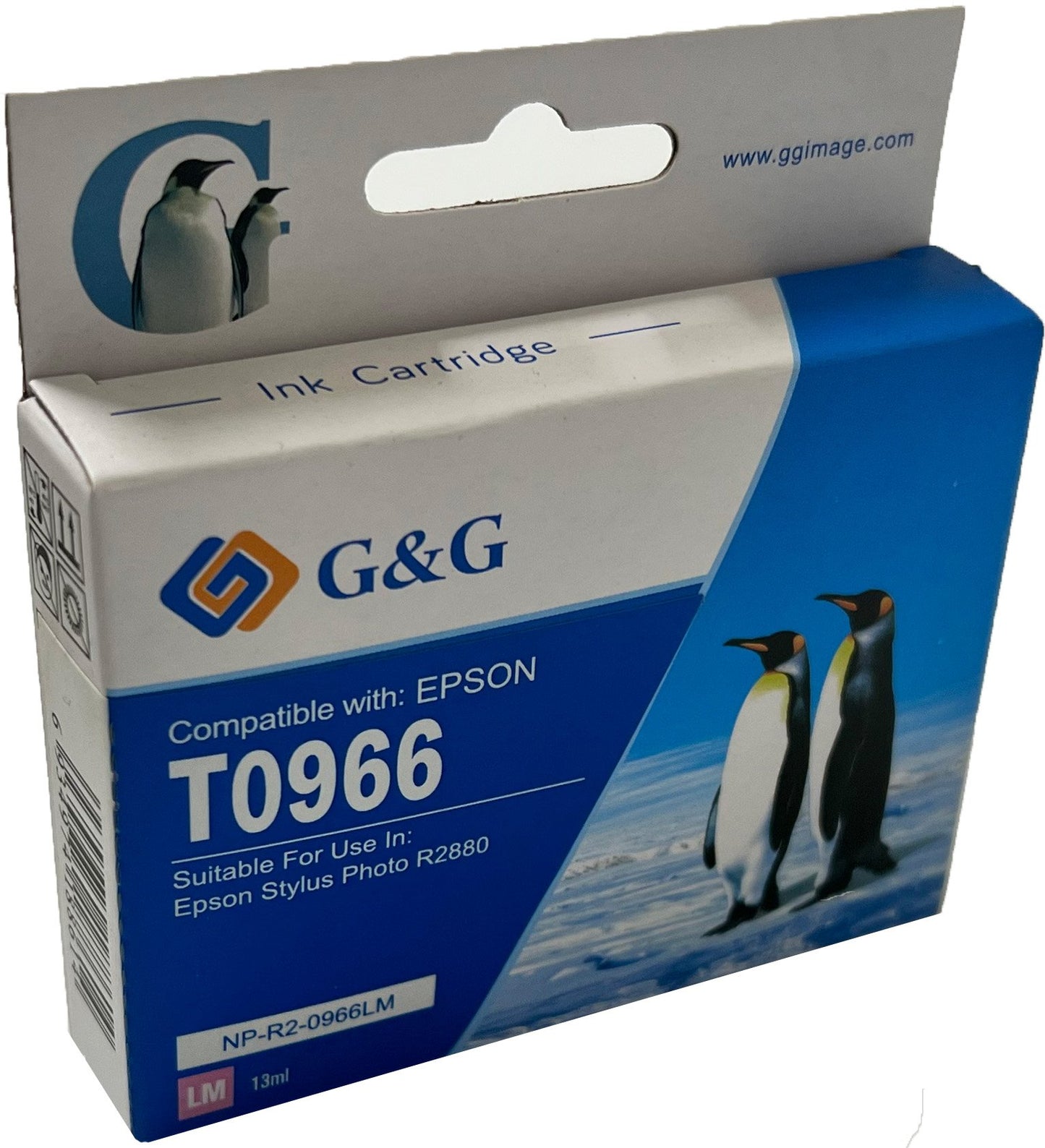 Comp Epson G+G T0966 Light Magenta Ink Ctg C13T09664010