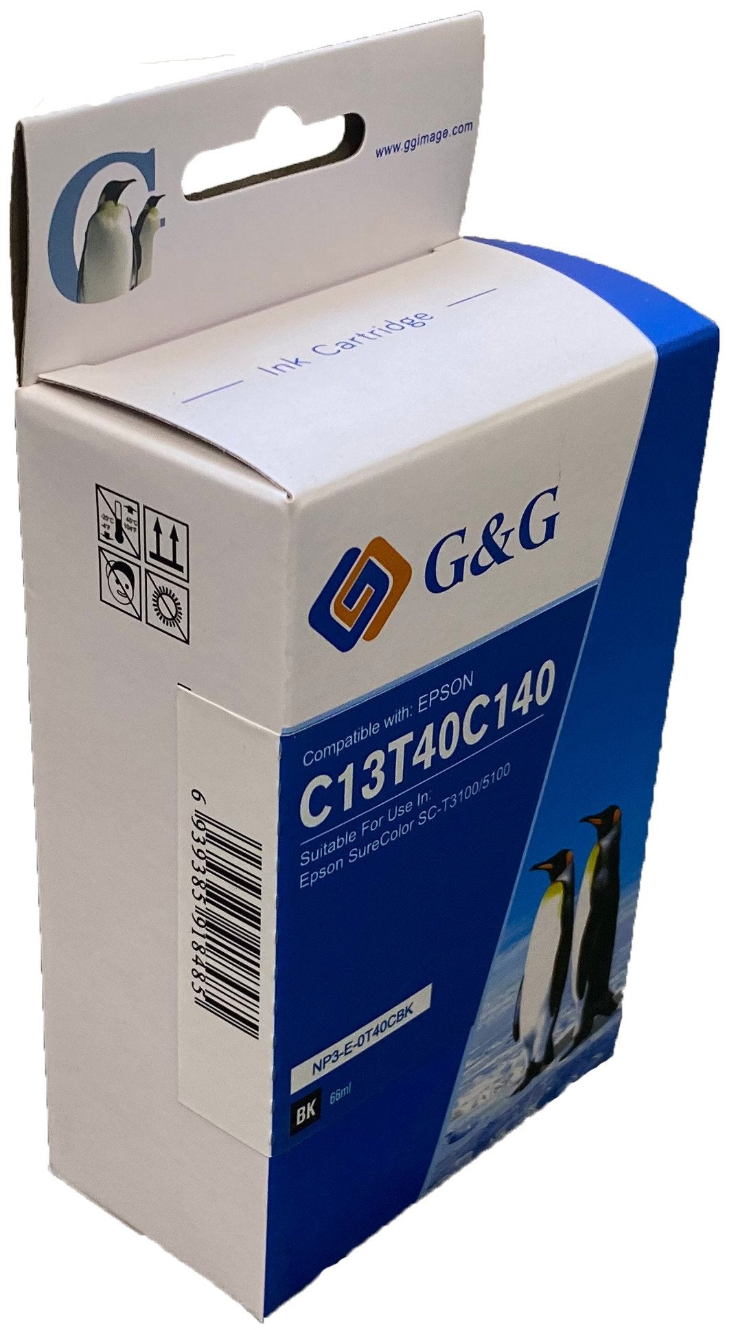 Comp Epson G+G T40C1 Black Wide Format Ink Ctg C13T40C140