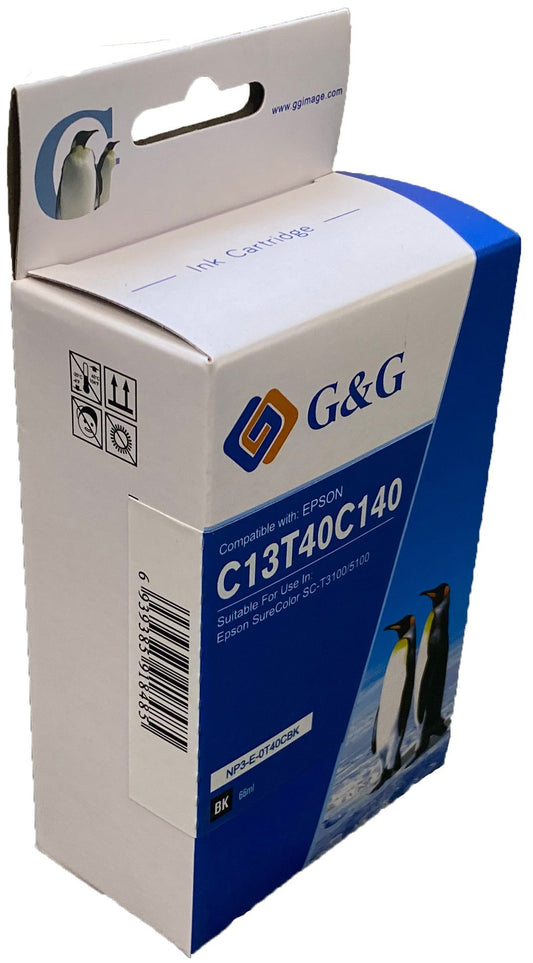 Comp Epson G+G T40C1 Black Wide Format Ink Ctg C13T40C140