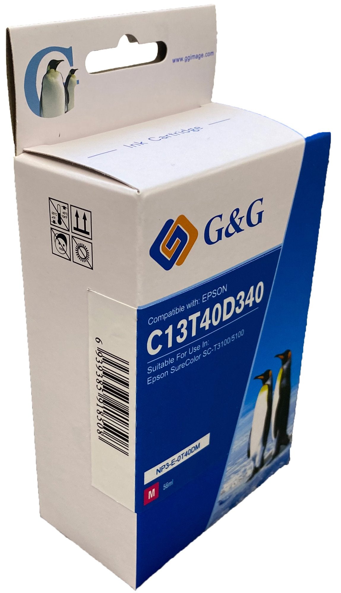 Comp Epson G+G T40D3 Magenta Wide Format Ink Ctg C13T40D340