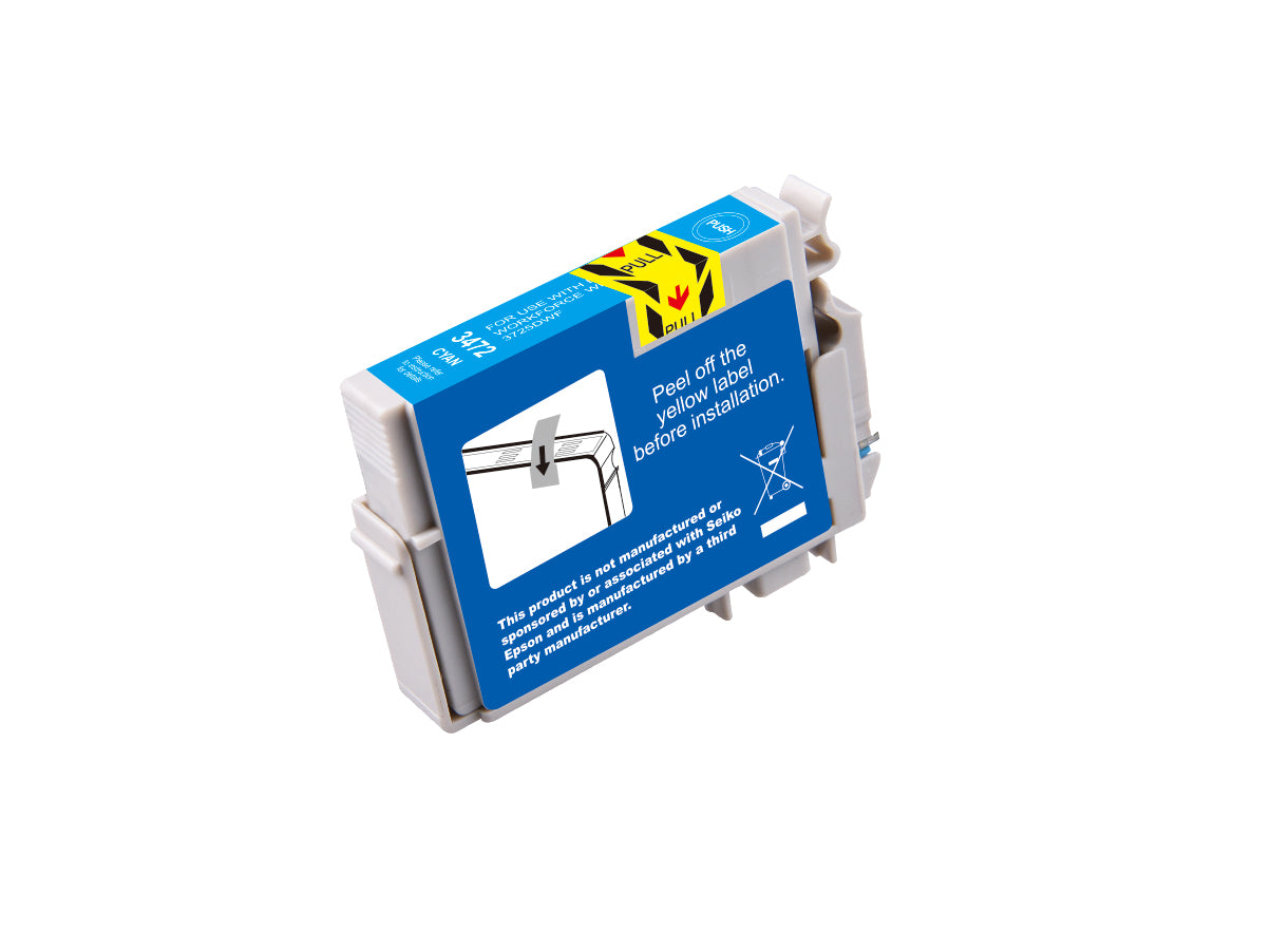 Comp Epson G+G T3472 (34XL) Cyan Hi Cap Ink T34724010  NP-R-3472C(PG)