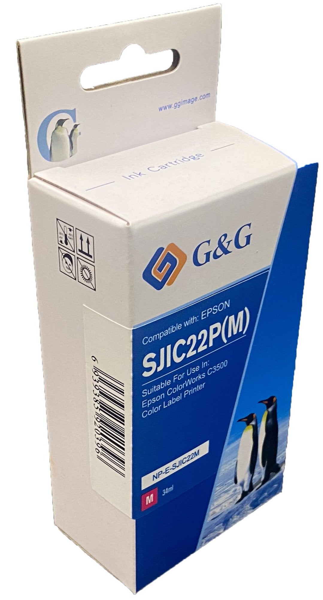 Comp Epson G+G C33S020582 Magenta Ink Ctg SJIC22M