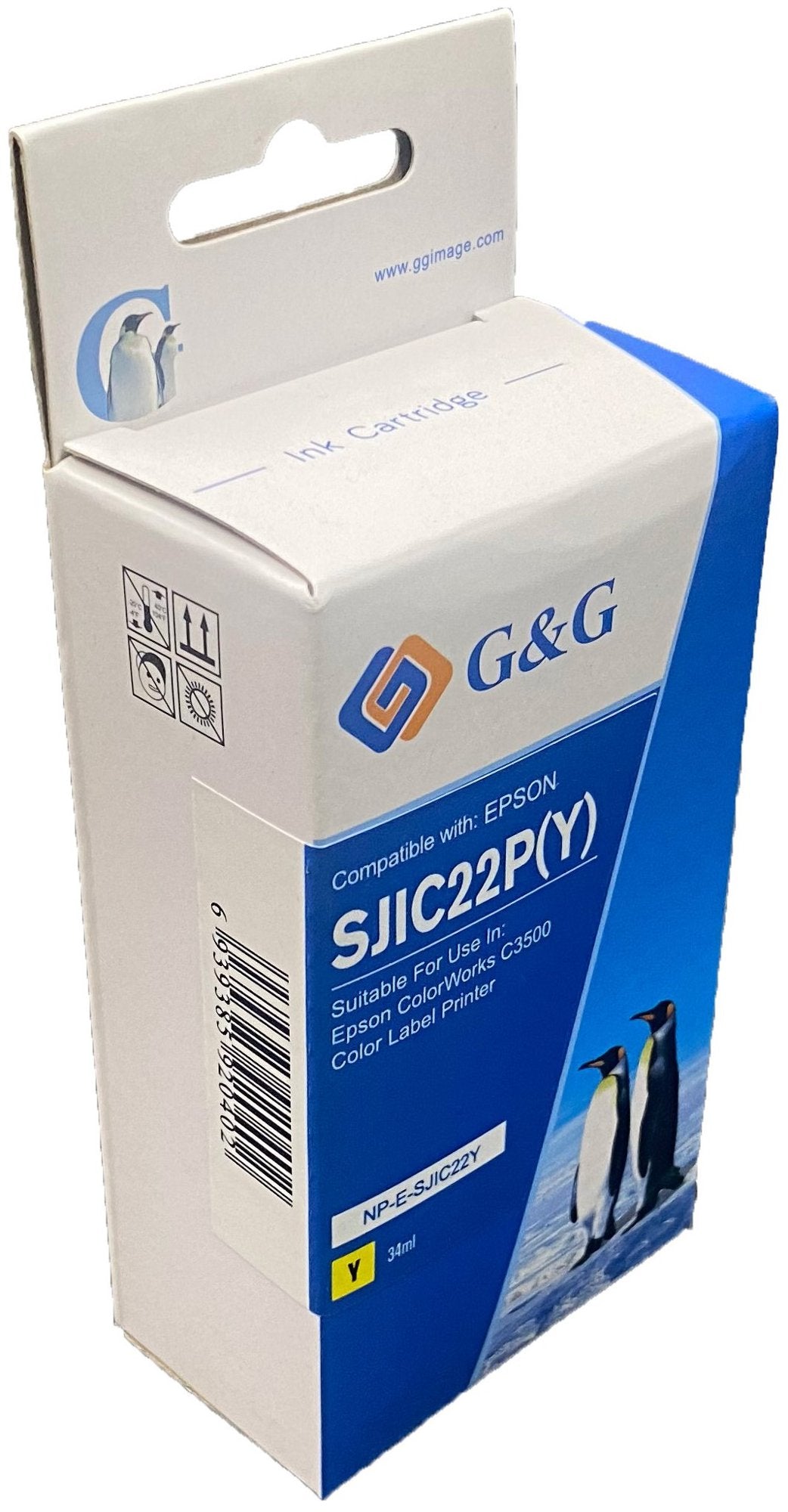 Comp Epson G+G C33S020583 Yellow Ink Ctg SJIC22Y