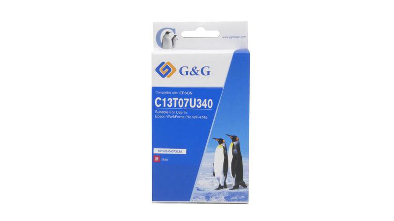 Comp Epson G+G 407XL C13T07U340 Magenta Ink Ctg