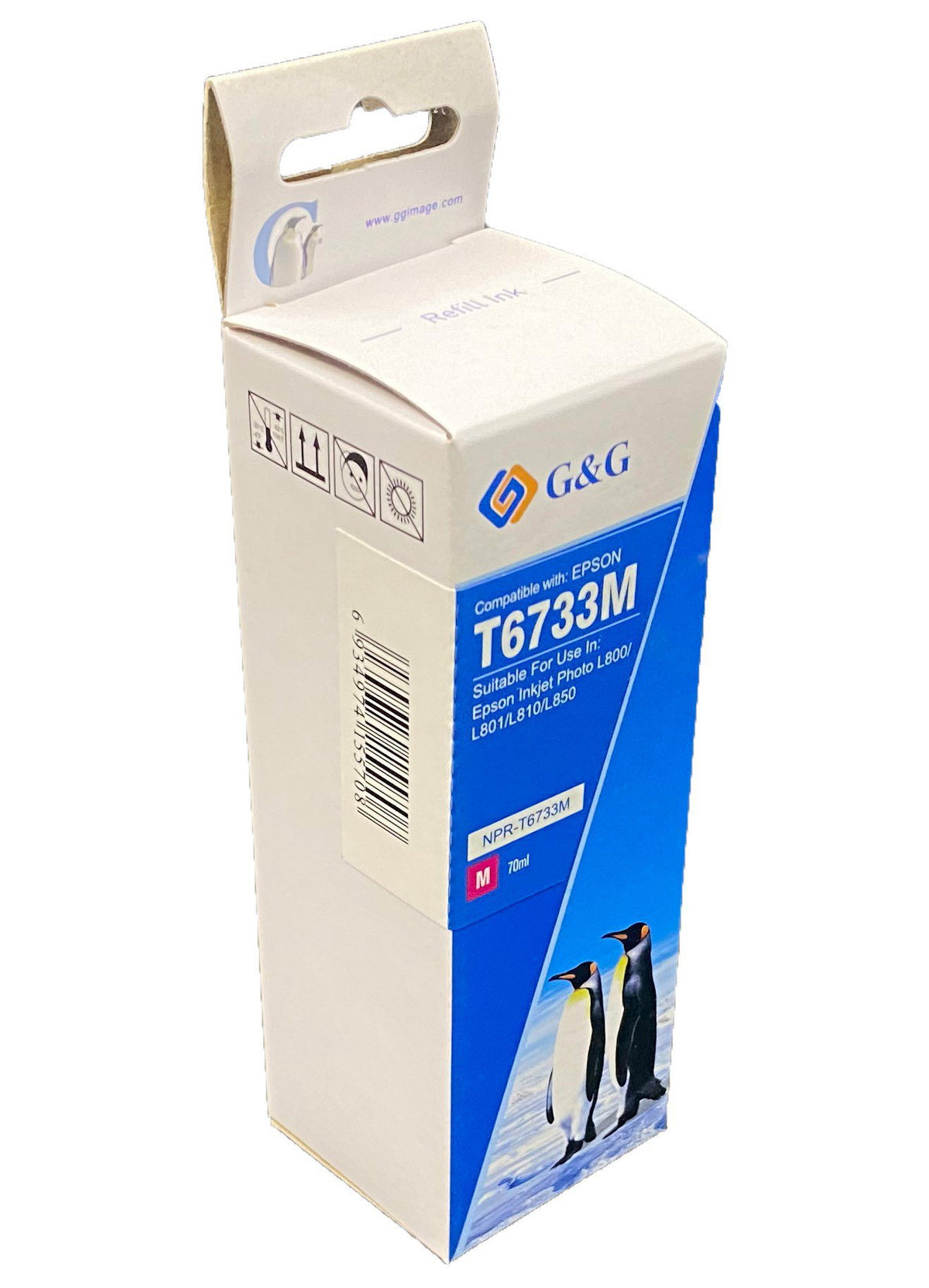 Compatible Epson C13T67334A Magenta Ink Bottle