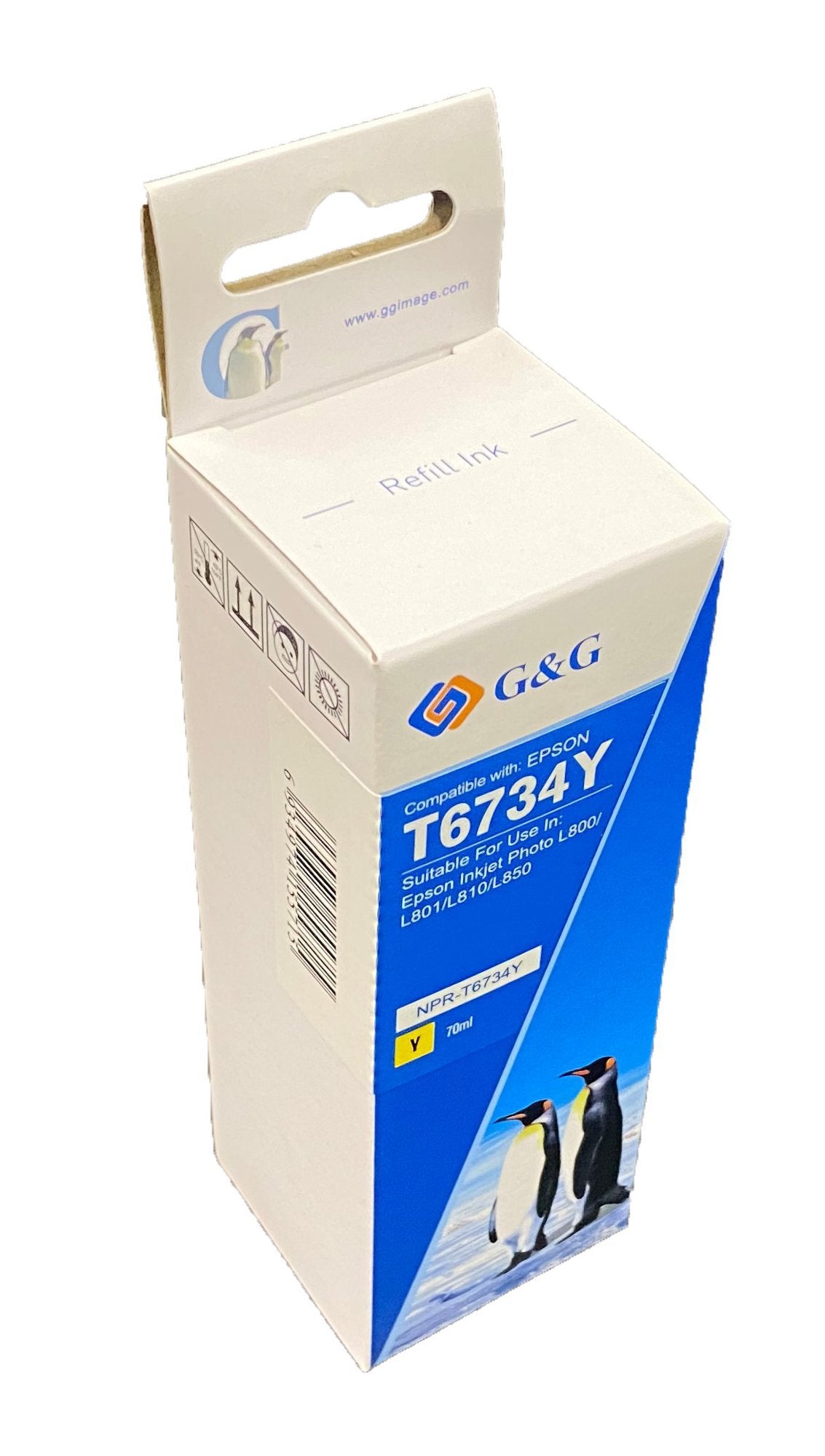 Compatible Epson C13T67344A Yellow Ink Bottle