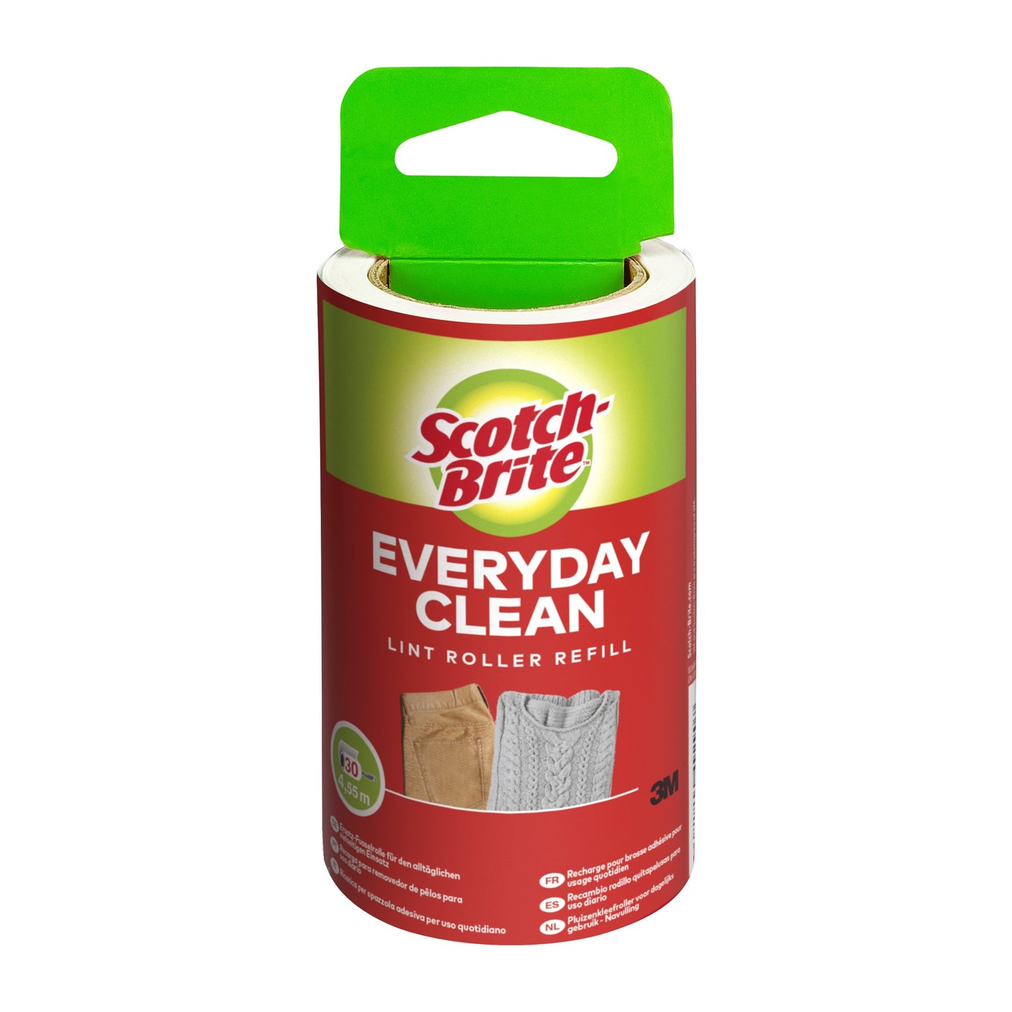 Scotch-Brite™ Everyday Clean Lint Roller Refill 30 Sheets 1/Pack