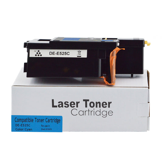 Remanufactured Dell E525W Cyan Toner 593-BBLL also for 593-BBJU