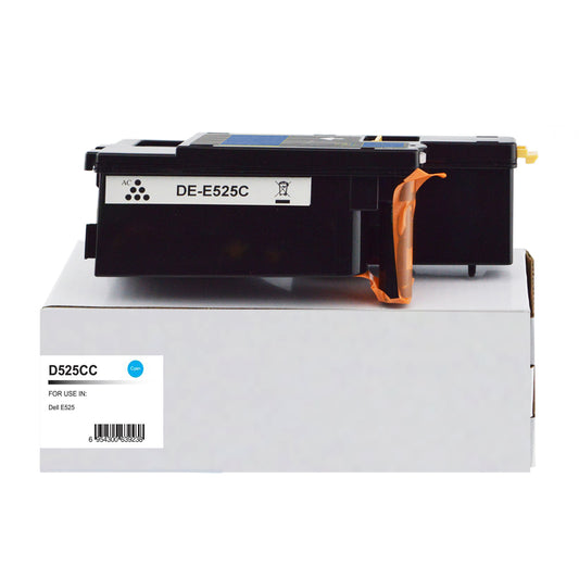 Compatible Dell E525W Cyan Toner 593-BBLL also for 593-BBJU