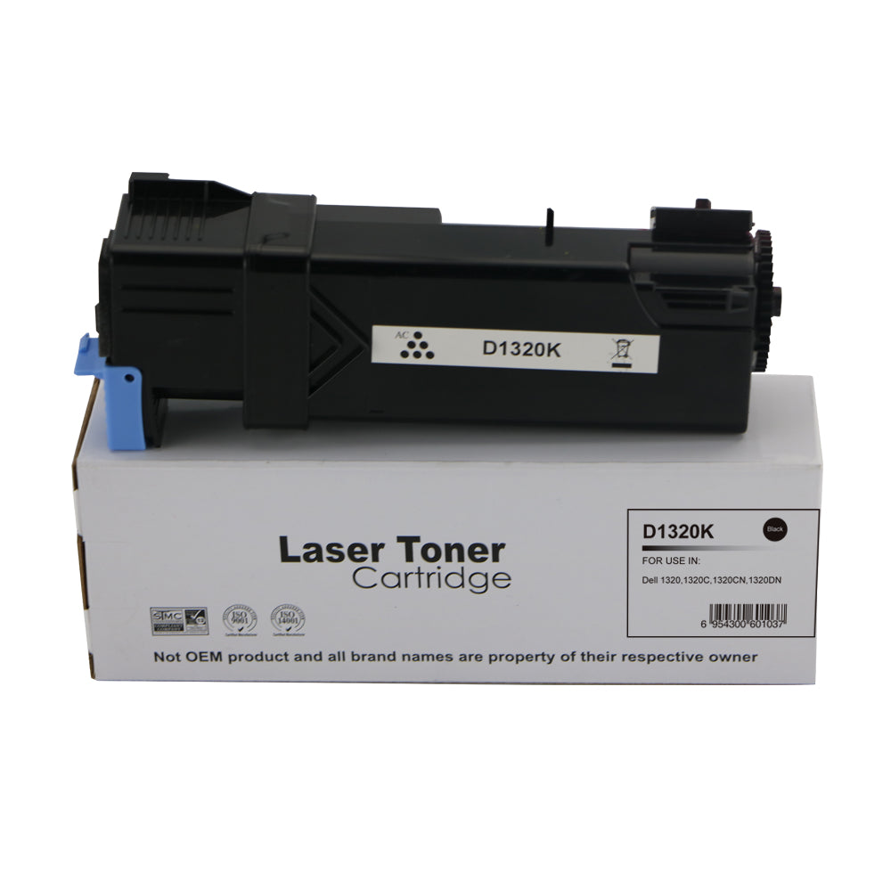 Compatible Dell 1320C Black Toner 593-10258 KU052BK