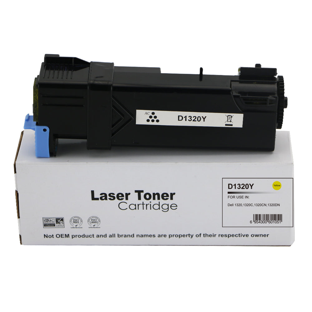 Compatible Dell 1320C Yellow Toner 593-10260 KU054Y
