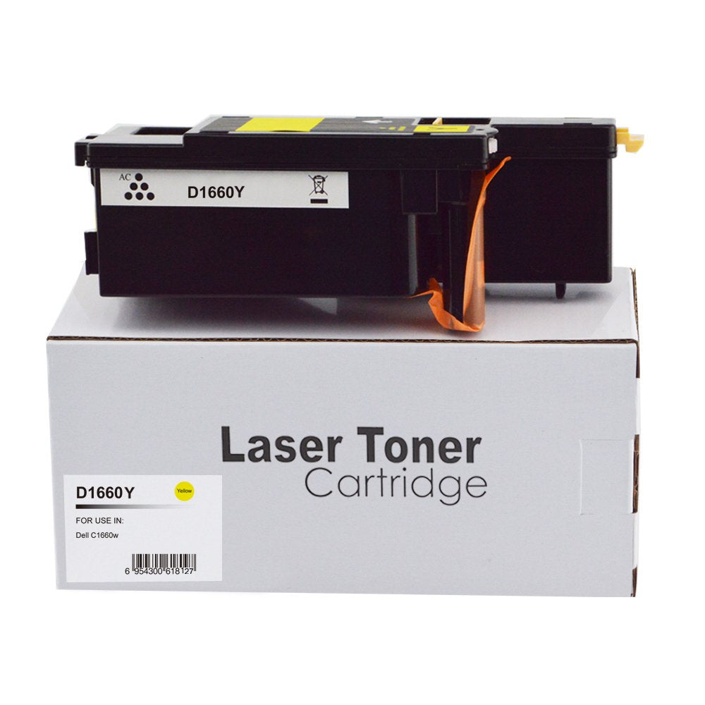 Comp Dell C1660W Yellow Toner 593-11131