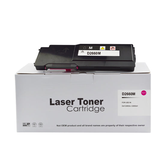 Compatible Dell C2660 Magenta Hi Cap Toner 593-BBBS
