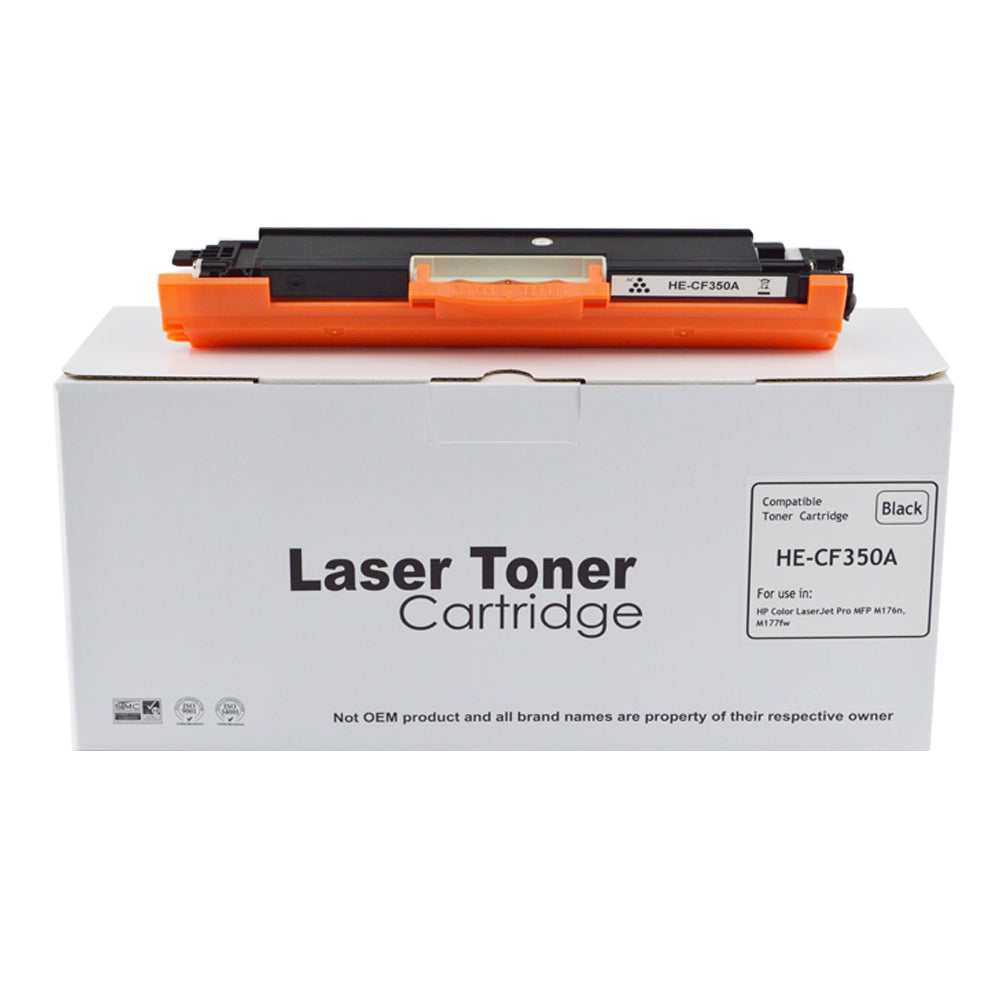 Comp HP Laserjet Pro MFP M176 Black CF350A Toner also for 130A