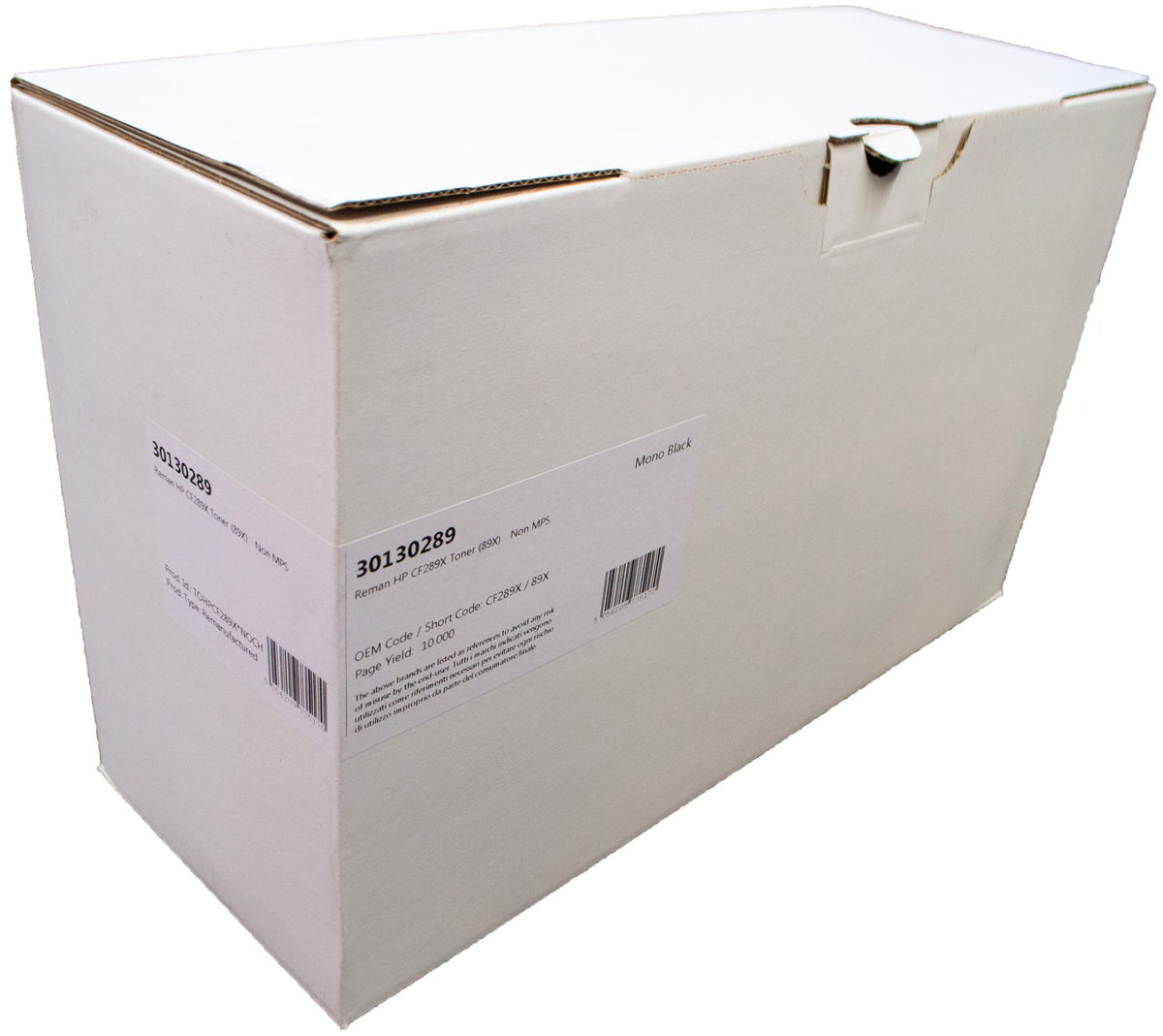 Remanufactured HP CF289X 89X Toner