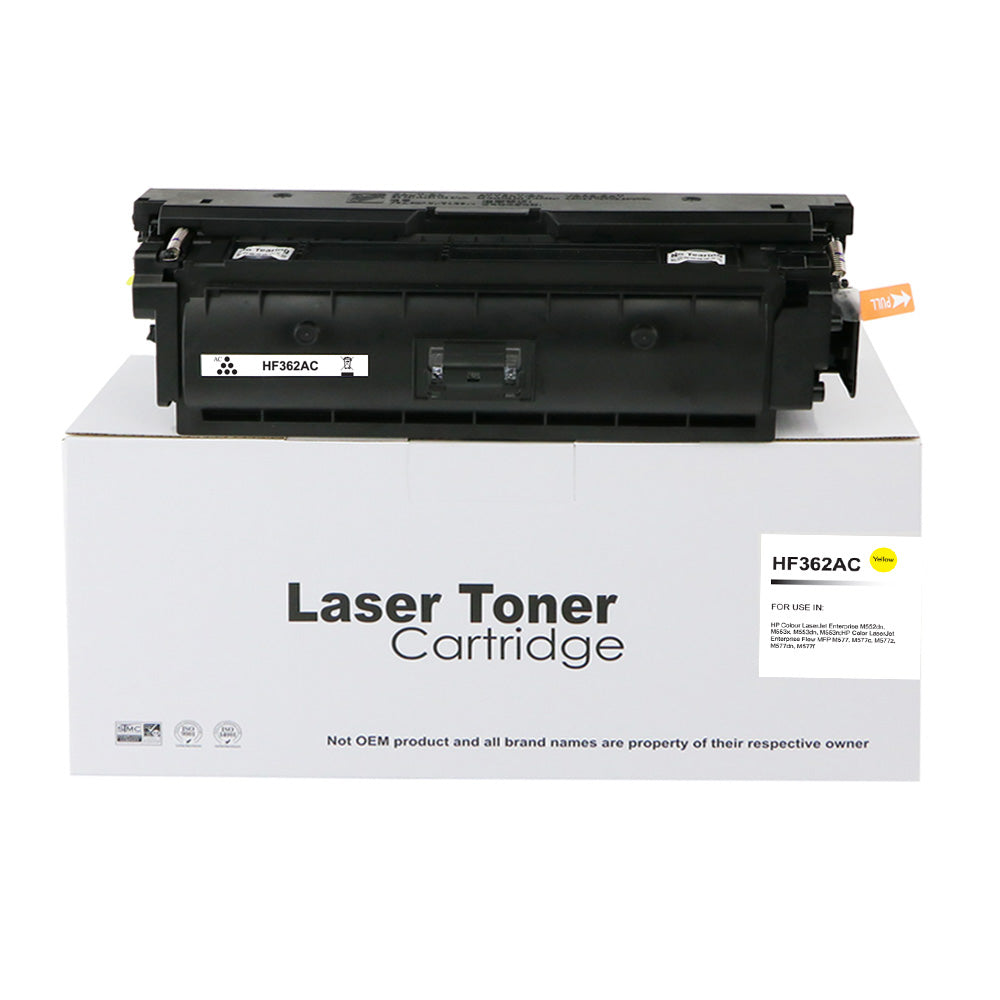 Comp HP CF362A Std Yld Yellow Toner Ctg also for 508A