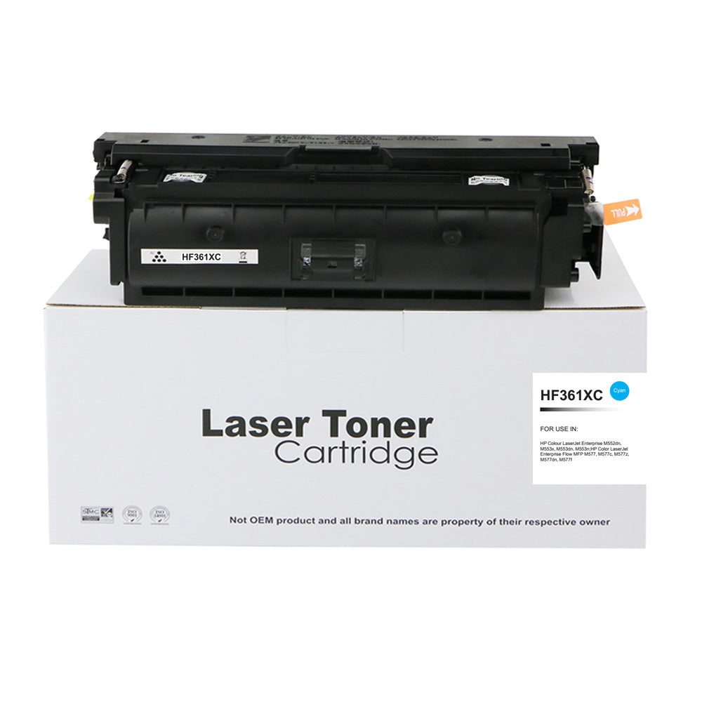 Compatible HP CF361X Hi Yld Cyan Toner Ctg also for 508X