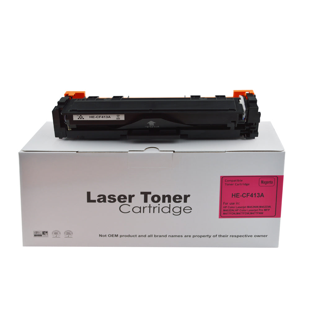 Compatible HP CF413A Magenta Std Yld Toner also for HP 413A