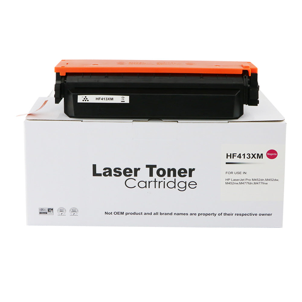 Compatible HP CF413X Magenta Hi Yld Toner also for HP 413X