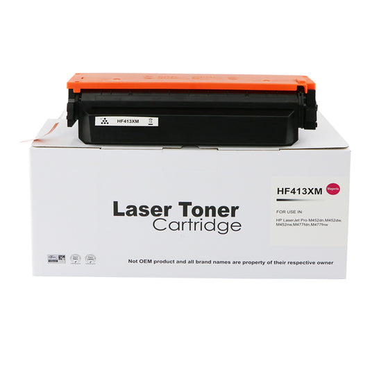 Compatible HP CF413X Magenta Hi Yld Toner also for HP 413X