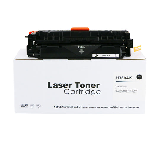 Compatible HP LJ Pro M476 CF380A  Std. Black Toner also for 312A