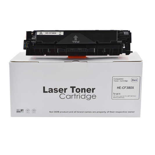 Compatible HP LJ Pro M476 CF380X  Hi Yld. Black Toner also for 312X