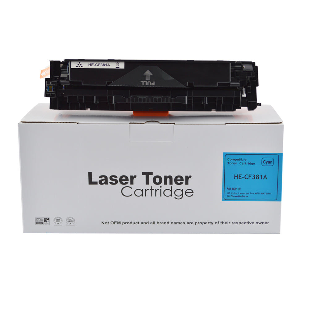 Comp HP LJ Pro M476 CF381A  Cyan Toner also for 312A