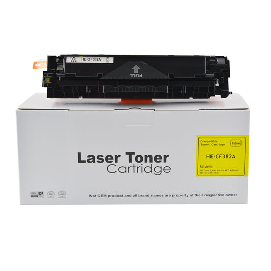 Compatible HP LJ Pro M476 CF382A  Yellow Toner also for 312A