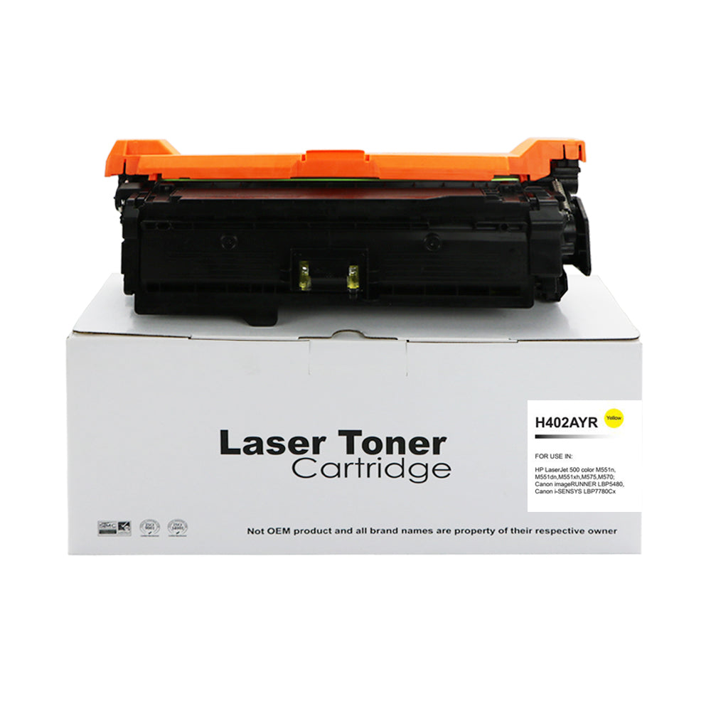 Remanufactured HP Laserjet 500 Yellow CE402A Toner 507A also for Canon 732