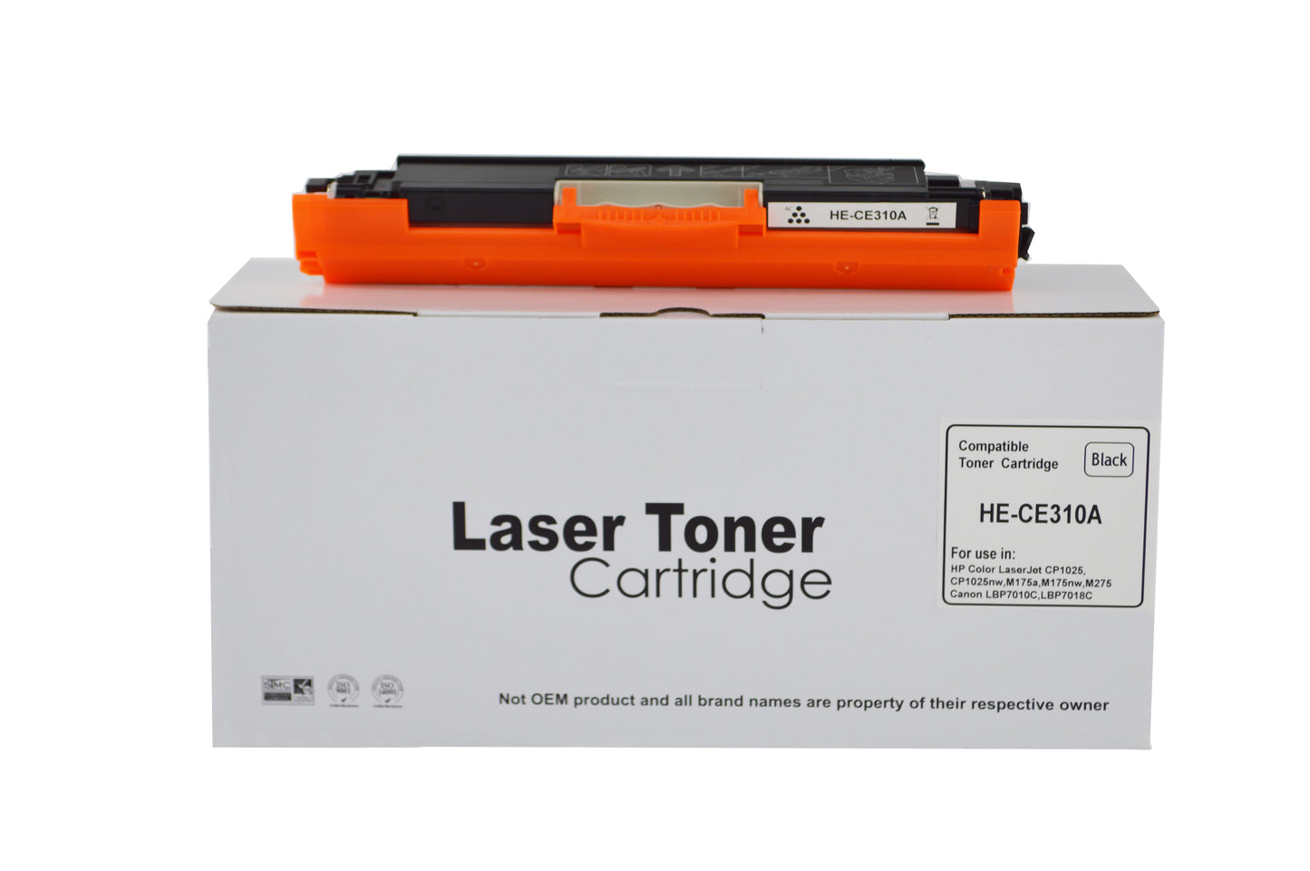 Comp HP CE310A Black Toner Ctg also for 126A Canon 729 4370B002AA