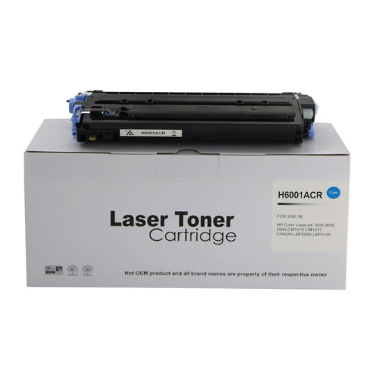 Remanufactured HP Laserjet 2600 Cyan Q6001A Toner also for Canon EP707C