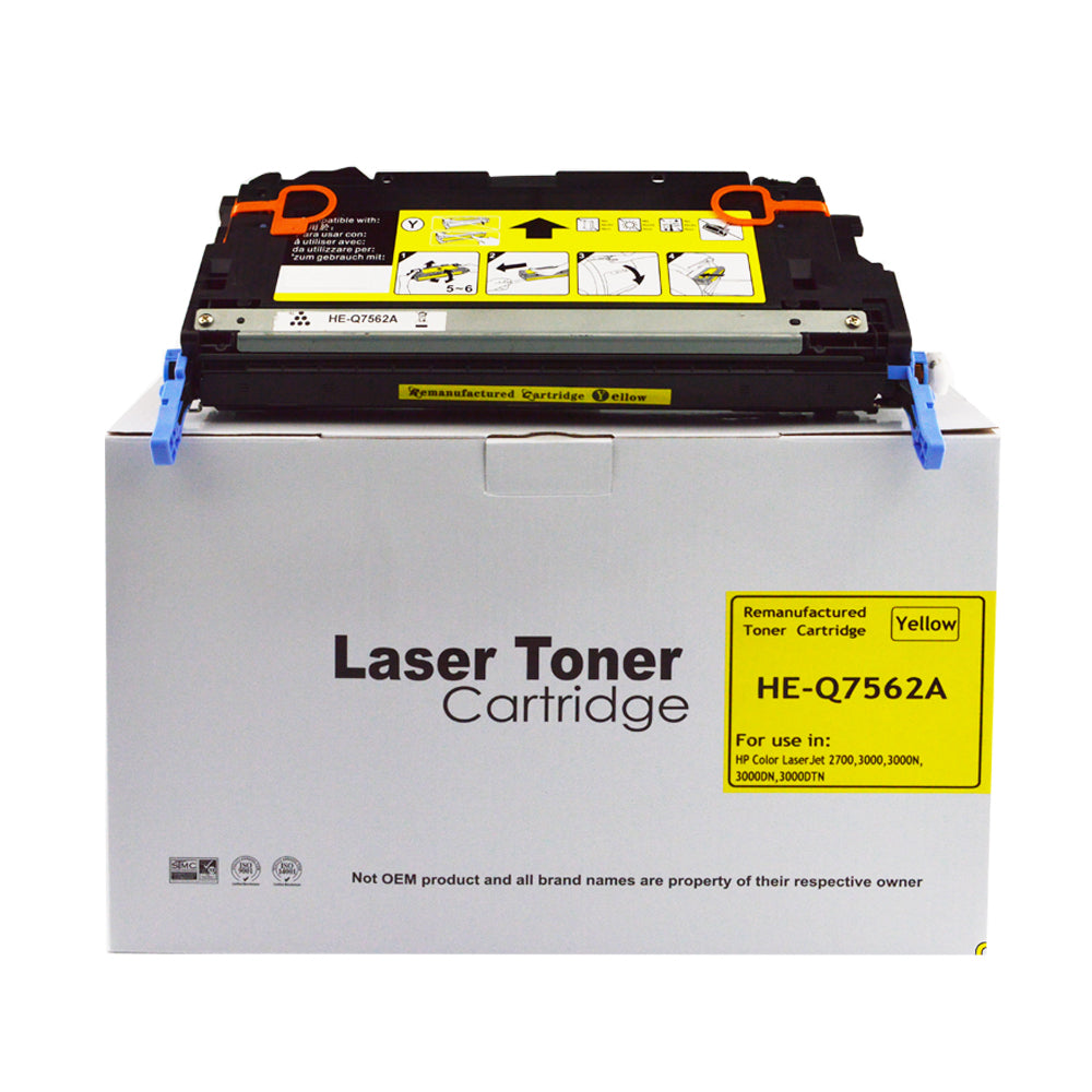Reman HP Laserjet 3000 Yellow Q7562A Ctg HP 314A