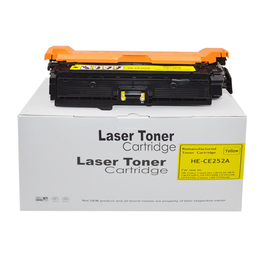 Remanufactured HP CP3525 CE252A Yellow Toner HP504A also for Canon 723Y