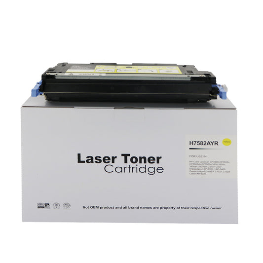 Remanufactured HP Laserjet 3800 Yellow Toner Q7582A Ctg