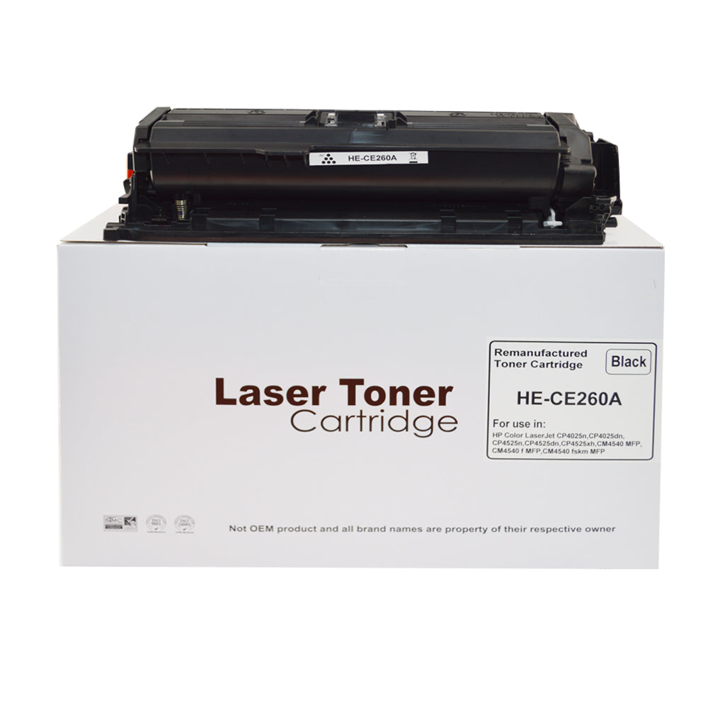 Compatible HP Laserjet CP4025 Std Black Toner CE260A HP648A