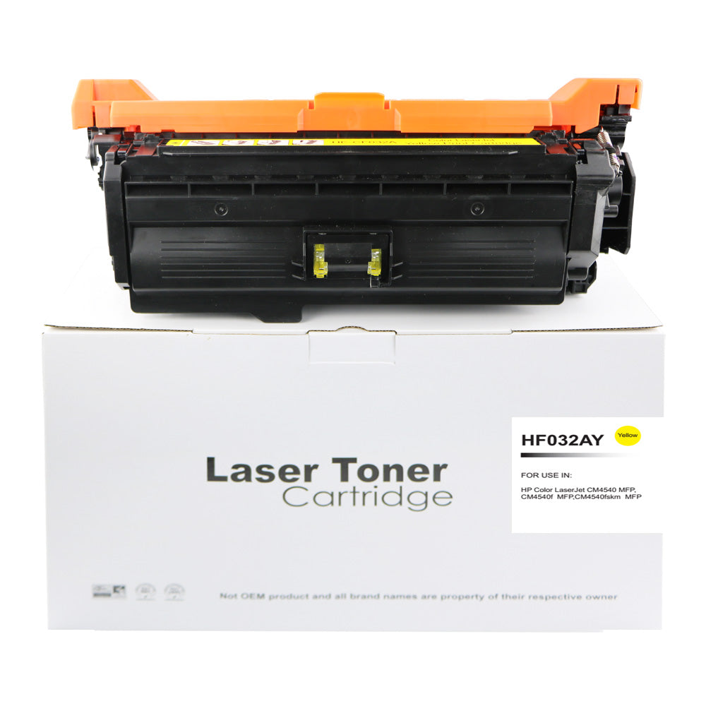 Comp HP CM4540 Yellow Toner Ctg CF032A