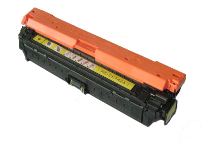 Reman HP Laserjet CP5220 Yellow CE742A Toner