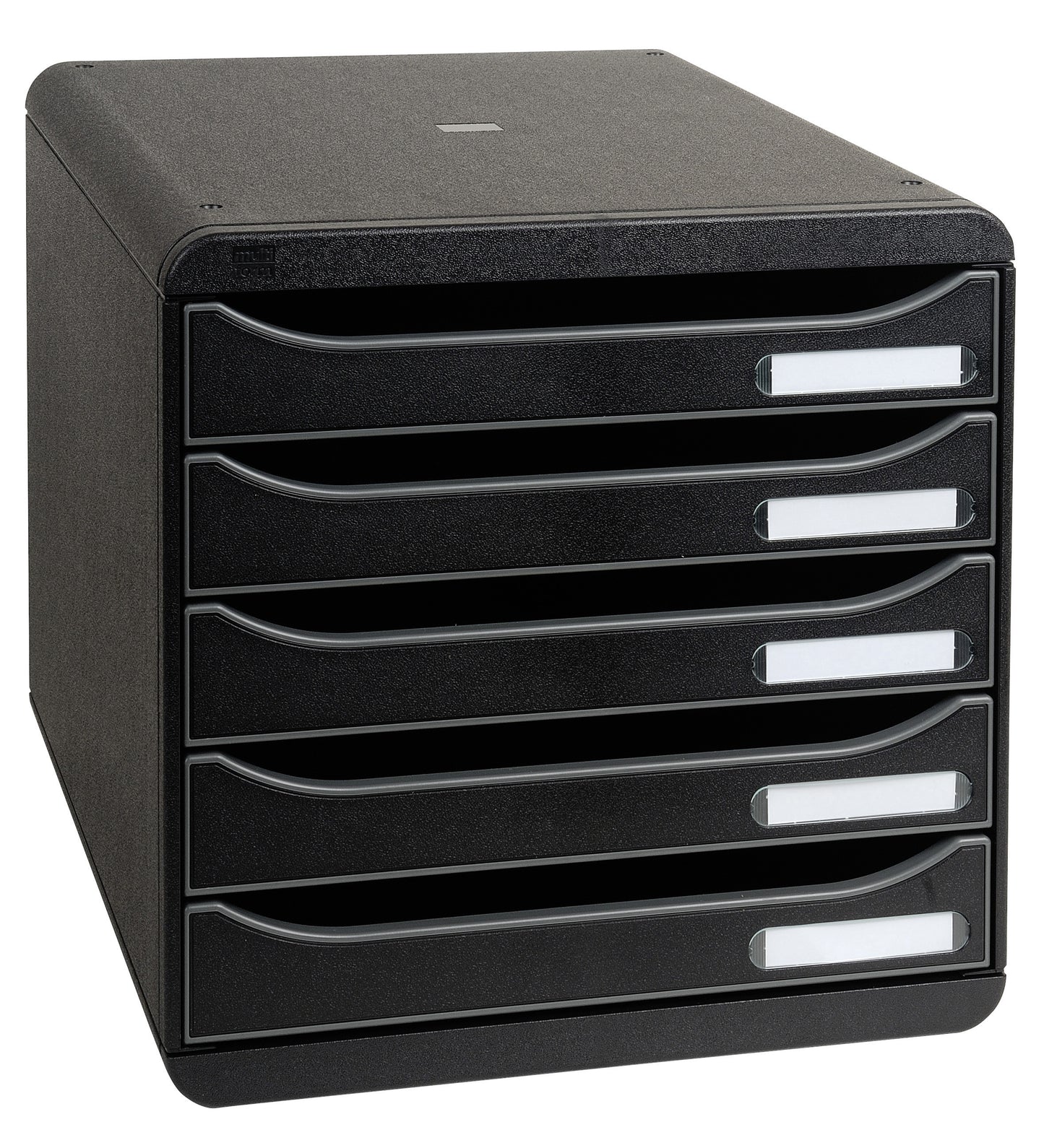 Exacompta Big Box+ 5 Drawer Set Open Black - 309714D