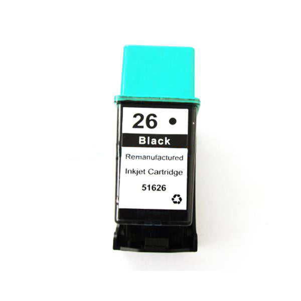 Reman HP 51626A Black Inkjet Ctg