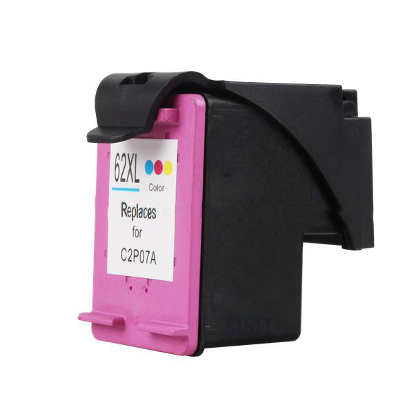 Reman HP C2P07AE Hi Cap Tri Colour Ink Ctg HP 62XL
