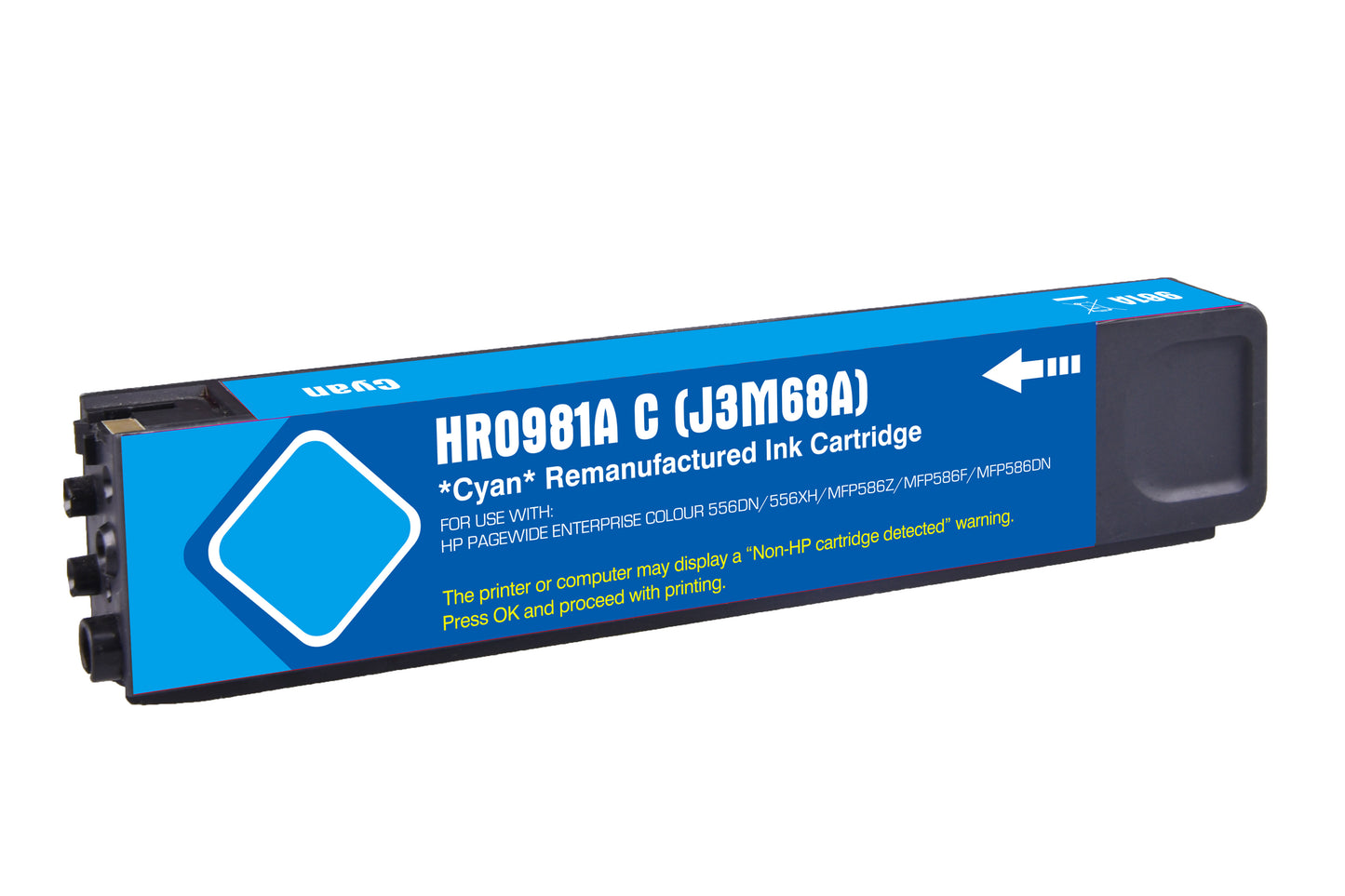 Reman HP G+G 981A Cyan Ink Ctg J3M68A HP 981A