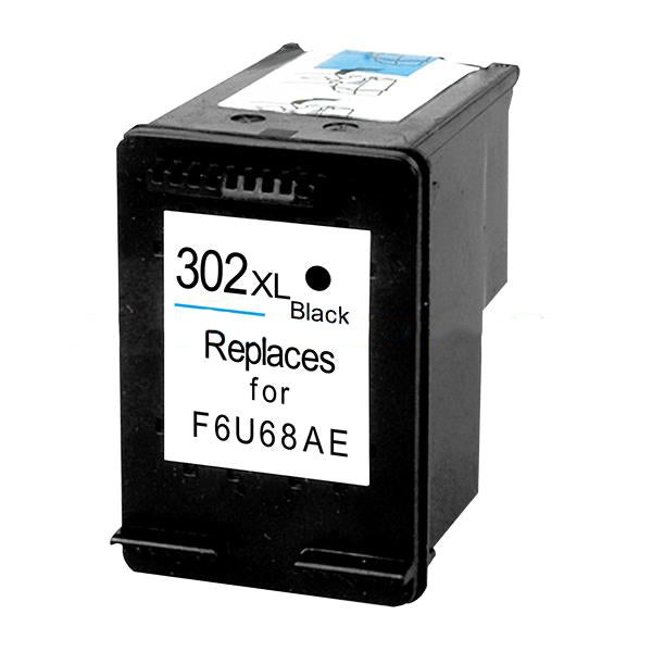 Reman HP F6U68AE Hi Cap Black Ink Ctg HP 302XL