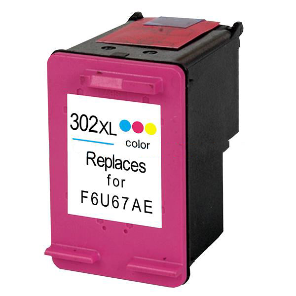 Reman HP F6U67AE Hi Cap Tri Colour Ink Ctg HP 302XL