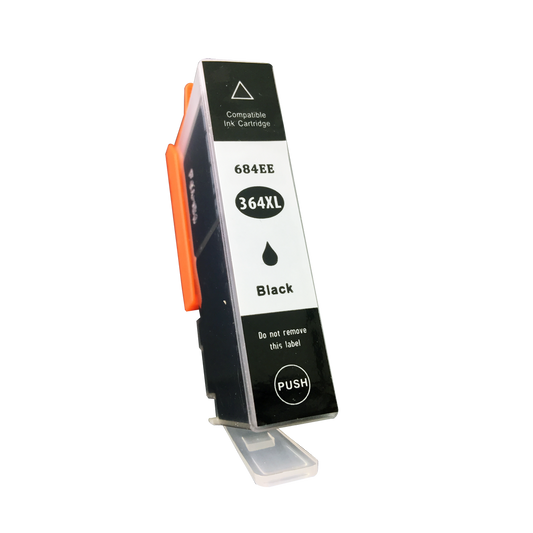 Compatible HP Photosmart D5460 Hi Yld Black Ink Ctg CB321 No 364XLBK also for CN684 [364XL BK(CN684EE)]