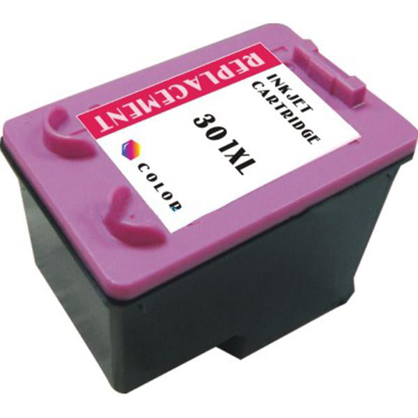 Reman HP CH564EE Hi Yld Colour Ink Ctg No 301XL  [R-HP301C XL(CH564EE)]