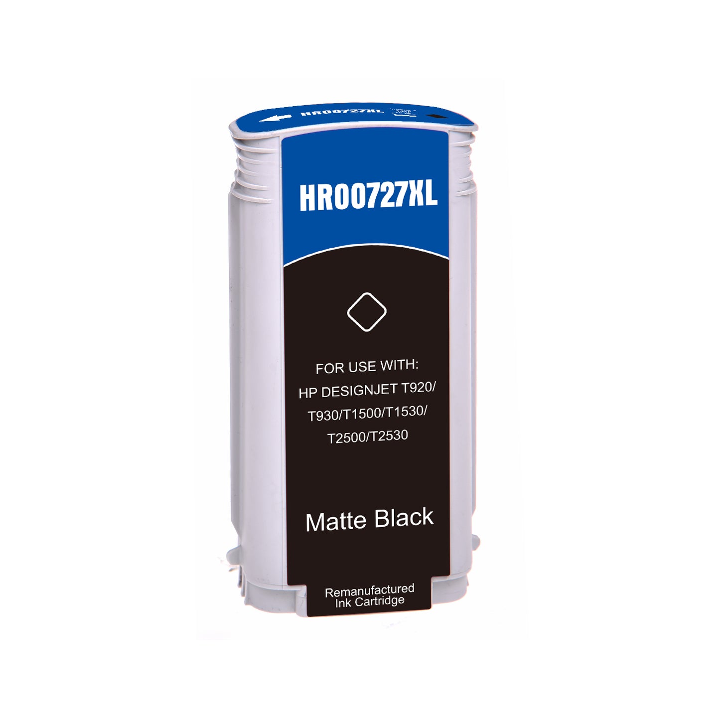 Reman HP G+G 727MBK Matte Black Wide Format Ink Ctg B3P22A